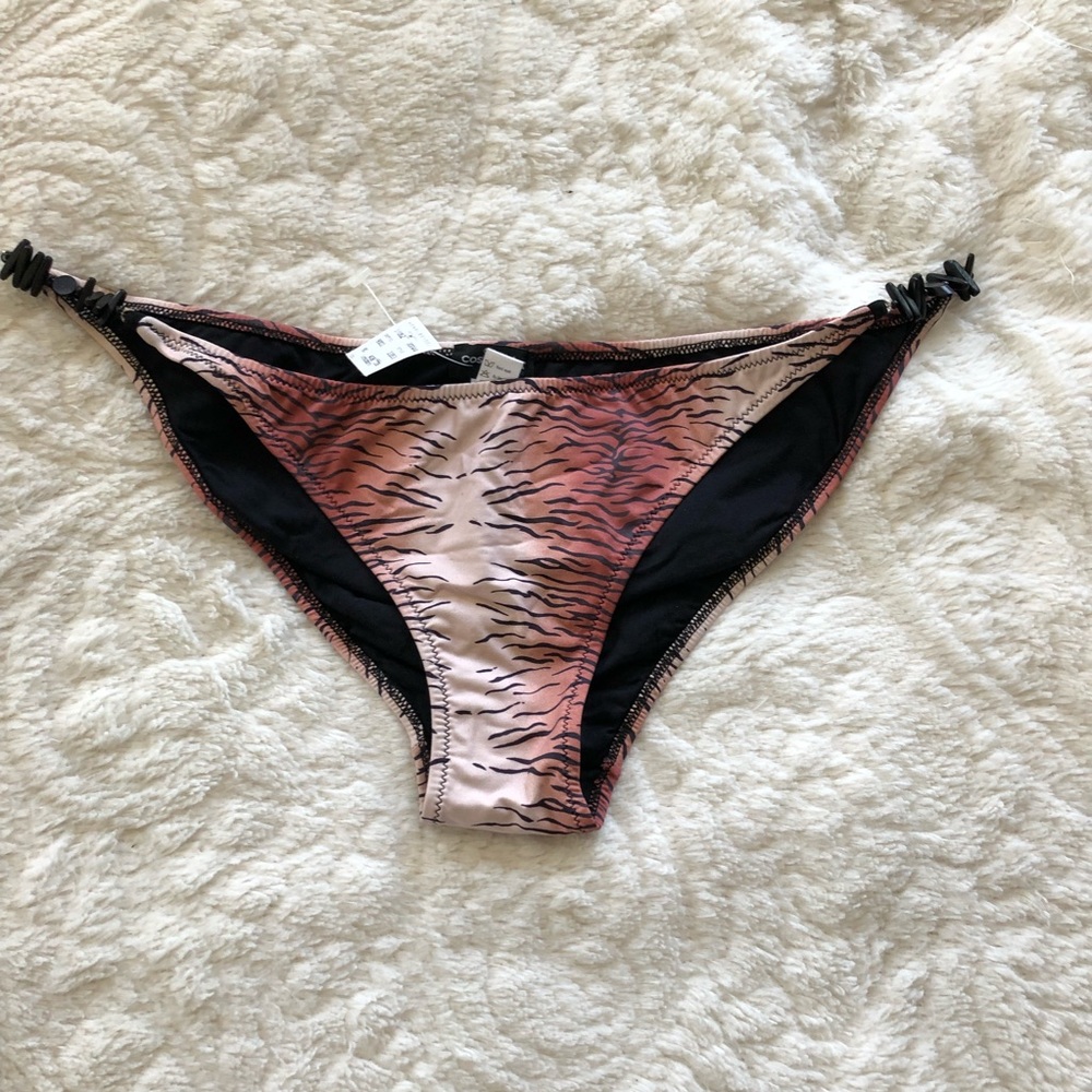 Cosabella animal print bikini bottom Large